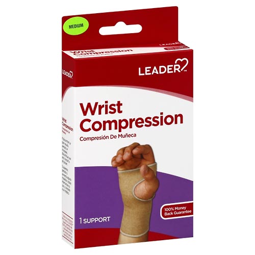Image for Leader Wrist Compression, Medium,1ea from Jodi's Family Pharmacy