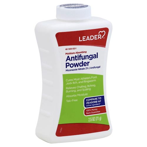 Image for Leader Antifungal Powder, Moisture Absorbing,2.5oz from Jodi's Family Pharmacy