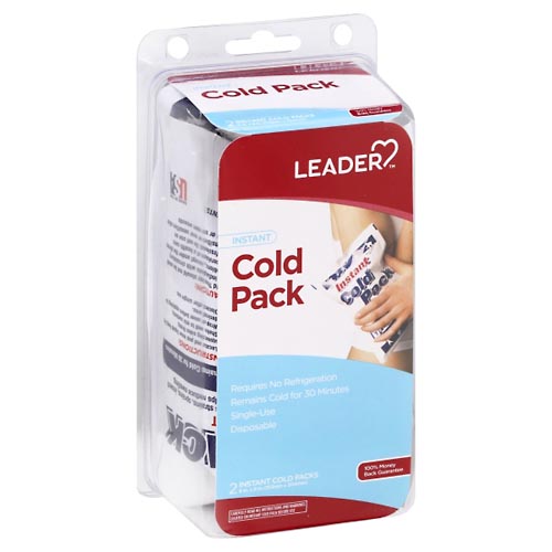 Image for Leader Cold Pack, Instant,2ea from Jodi's Family Pharmacy
